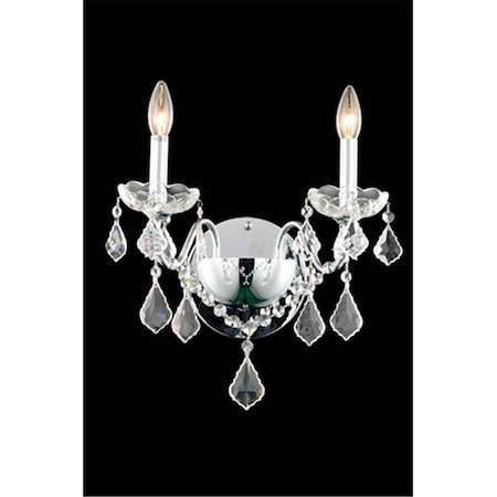 Lighting Business 2015W2C-RC 13 x 15 in. St. Francis Collection Wall Sconce - Royal Cut, Chrome LI2222651
